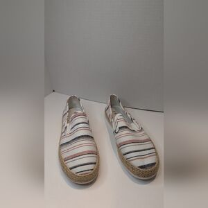 Espirit Striped Slip-On Espadrille Shoes
